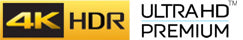 Logotipa 4K HDR in Ultra HD Premium