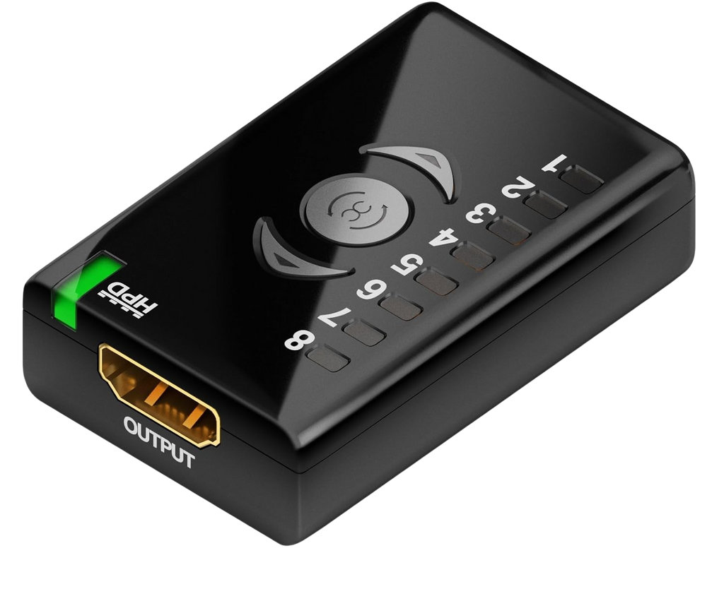 Izhod HDMI na Dr HDMI z zelenim indikatorjem HPD