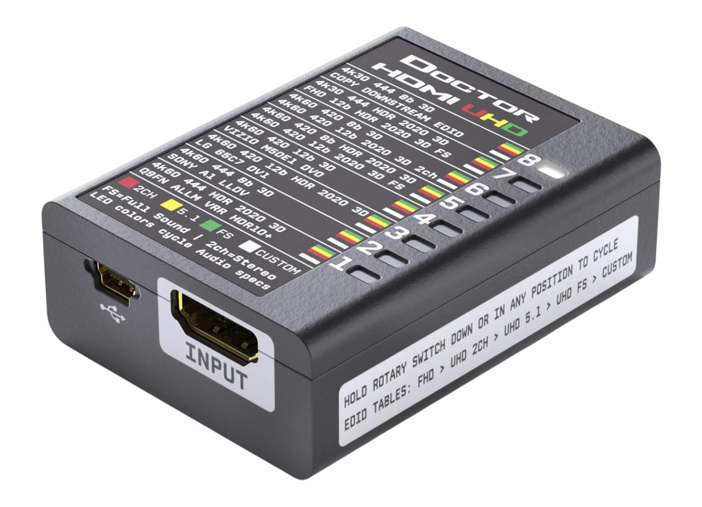 HDfury Dr HDMI 4K, upravitelj EDID 18Gbps in emulator HDMI velikosti škatlice vžigalic