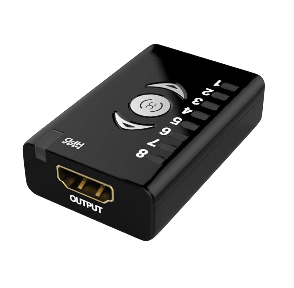 Izhodna stran Dr HDMI z izhodom HDMI in LED za banke od 1 do 8