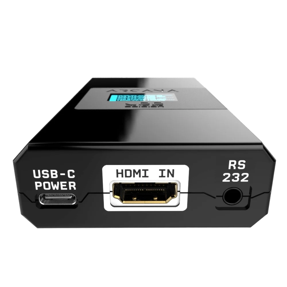 HDfury Arcana 2, HDMI 2.1 40Gbps ekstraktor zvoka, pogled od zgoraj