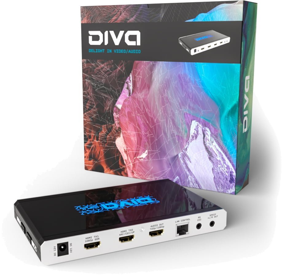 HDfury Diva 4K 18Gbps HDMI matrika in avdio ekstraktor