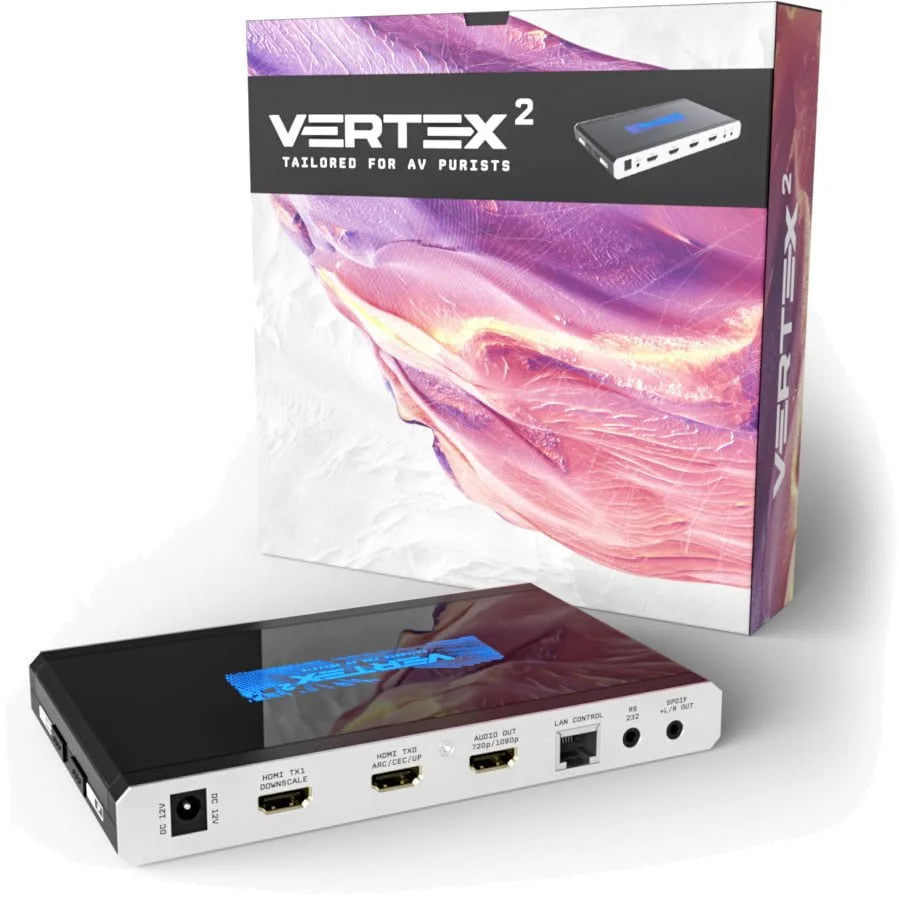 HDfury Vertex 2 skupaj z embalažo izdelka